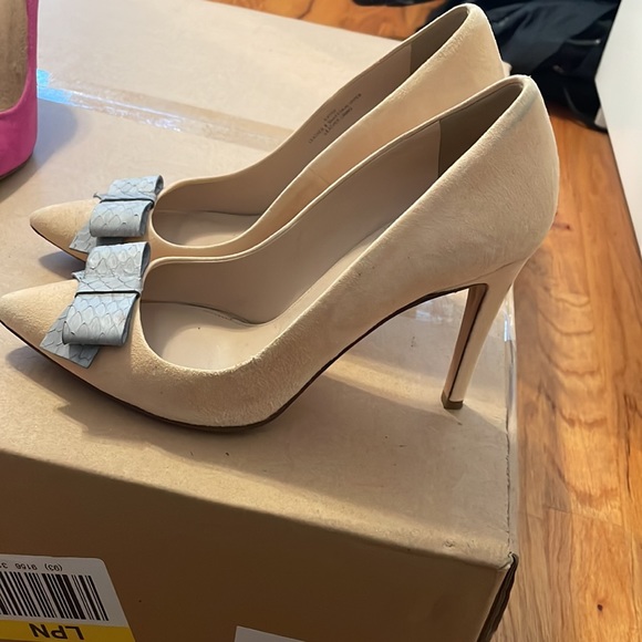 J crew nude suede pumps 8.5 - Picture 2 of 4